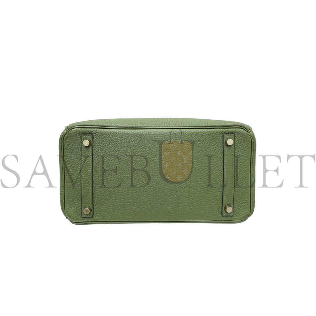 H**mes vert olive birkin 30 bag (30*22*16cm)